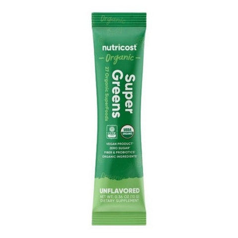Nutricost, Organic Super Greens Powder Unflavored, 1 Packet