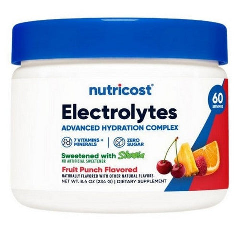 Nutricost, Electrolytes Hydration Complex Fruit Punch, 60 Servings