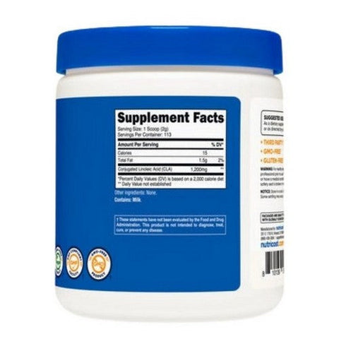 Nutricost, CLA 60% Unflavored, 8 Oz