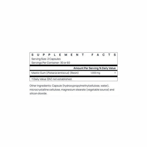 Jarrow Formulas, Mastic Gum, 1000 MG, 60 Tabs