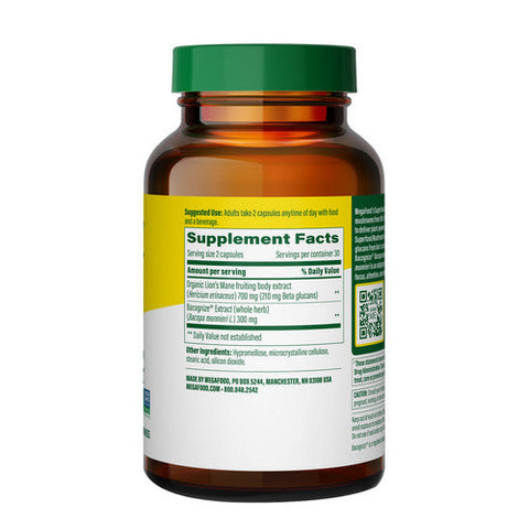 Superfood Mushroom Focus Support 60 Capsules by MegaFood