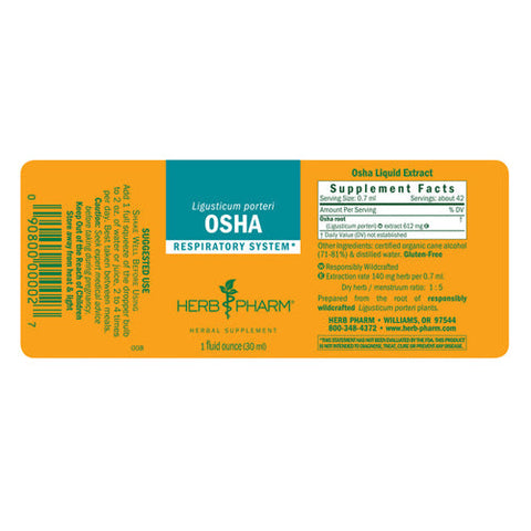 Herb Pharm, Osha Extract, 1 Oz