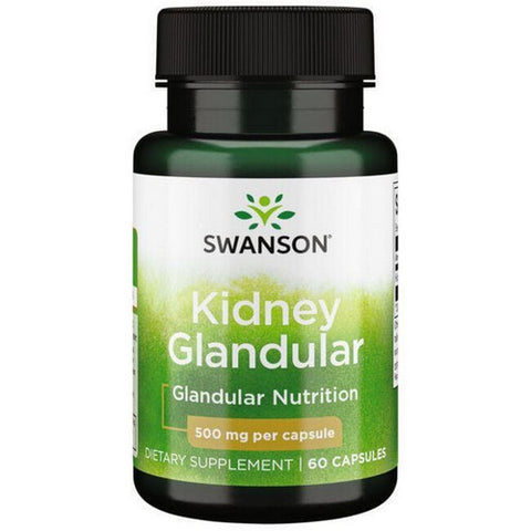 Kidney Glandular 60 Caps by Swanson Vitamins
