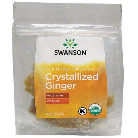 Organic Crystallized Ginger 6 Oz by Swanson Vitamins