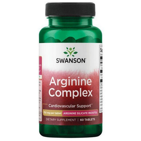 Arginine Complex 60 Tabs by Swanson Vitamins