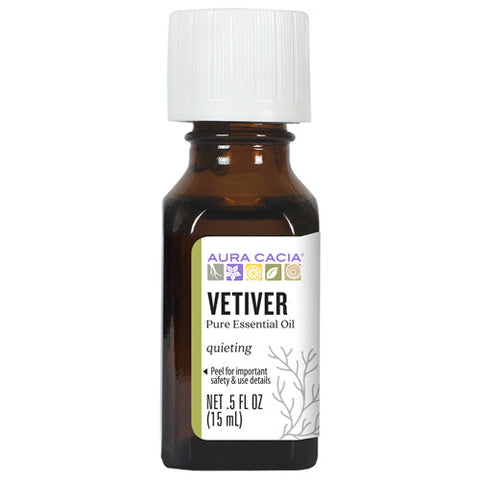 Aura Cacia, Essential Oils & Absolutes Vetiver, 0.5 Oz
