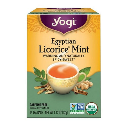 Yogi, Yogi Tea- Egyptian Licorice Mint, 16 Bags