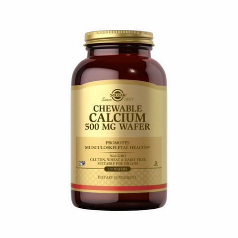 Solgar, Chewable Calcium, 500 mg, 120 Wafers
