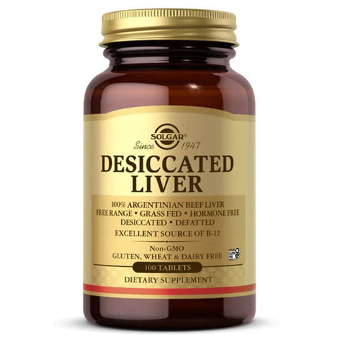 Desiccated Liver Tablets 100 Tabs by Solgar