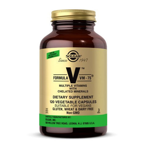Solgar, Formula VM-75 Vegetable Capsules, 120 V Caps