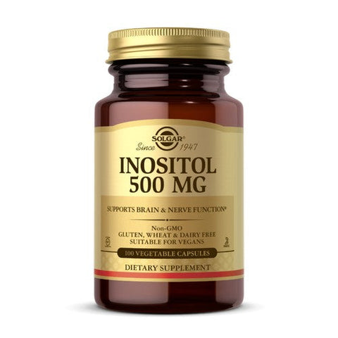 Solgar, Inositol, 500 mg, 100 V Caps