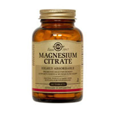 Solgar, Magnesium Citrate Tablets, 120 Tabs