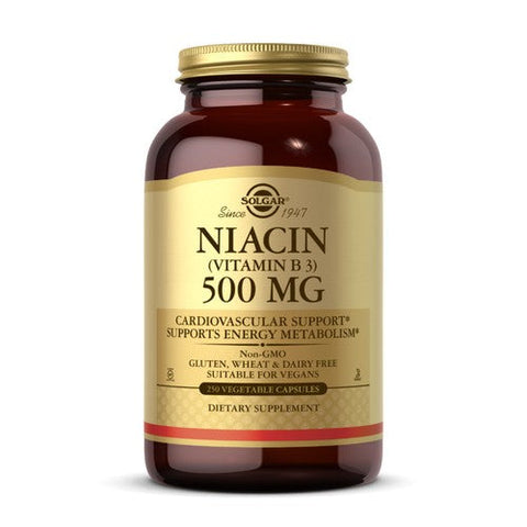 Niacin (Vitamin B3) 250 V Caps by Solgar