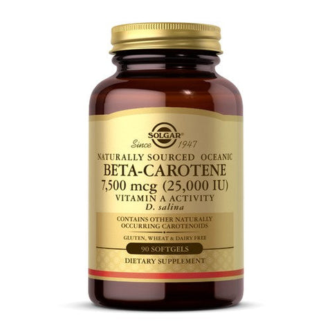 Solgar, Oceanic Beta Carotene, 25,000 IU, 90 S Gels