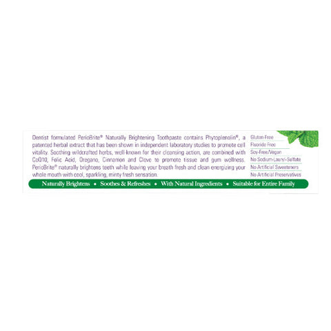 Nature's Answer, PerioBrite Natural Toothpaste, Coolmint, 4 oz