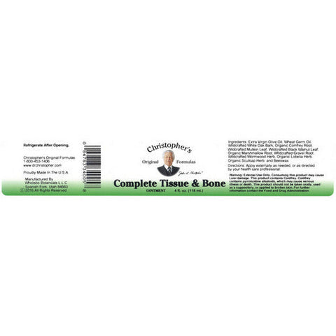 Dr. Christophers Formulas, Complete Tissue & Bone Ointment, 4 oz