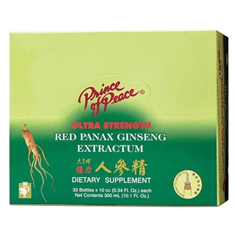 Red Panax Ginseng Extractum, Ultra Strength 30x10 by Prince Of Peace