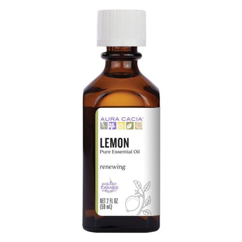 Aura Cacia, Lemon Essential Oil, 2 Oz