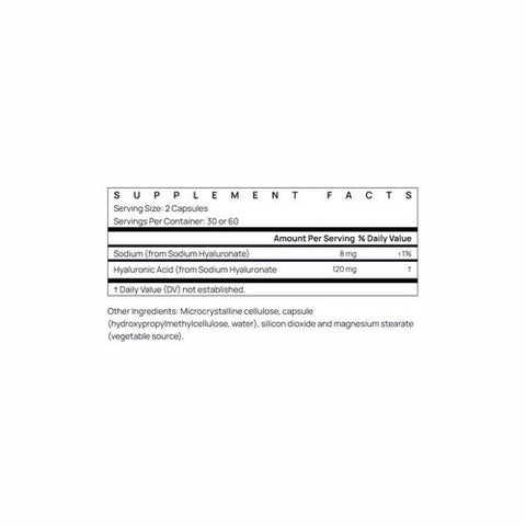 Jarrow Formulas, Hyaluronic Acid, 120 Capsules