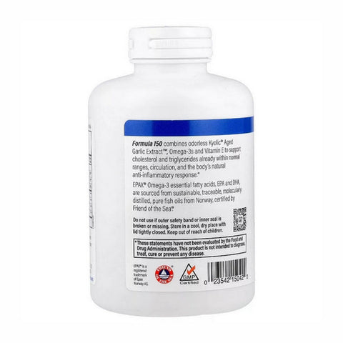 Kyolic, Garlic W/epa & Dha,eco Size, 180 Sgel