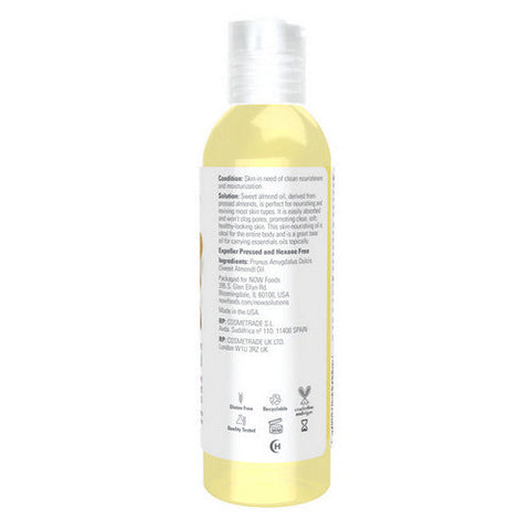 Now Foods, Sweet Almond Oil, 4 OZ