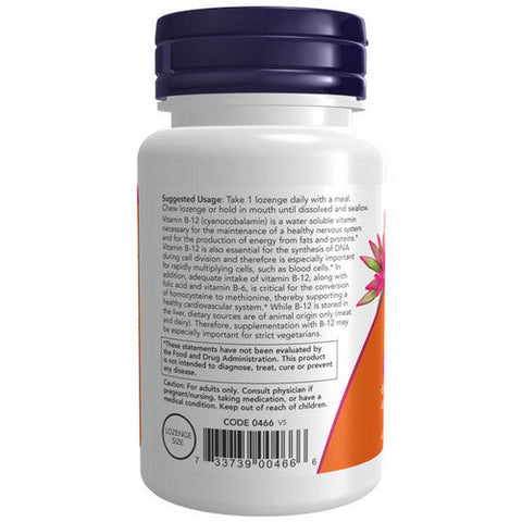 Now Foods, Vitamin B-12, 1000 mcg, 100 Lozenges