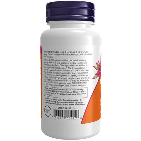 Now Foods, Methyl B-12, 1000 mcg, 100 Lozenges