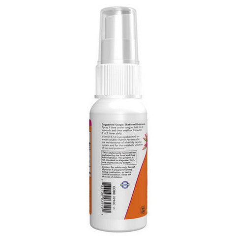 Now Foods, Vitamin B-12 Liposomal Spray, 2 OZ