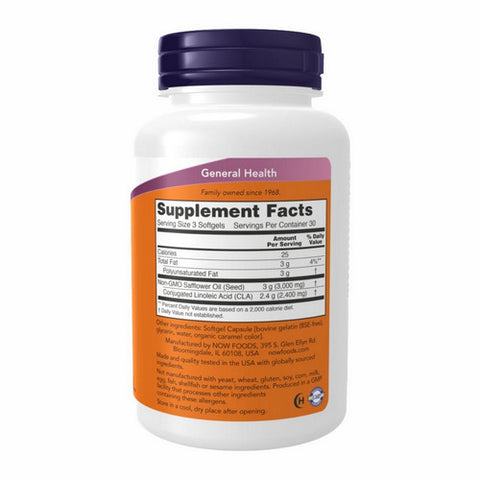 Now Foods, CLA, 800 mg, 90 Softgels