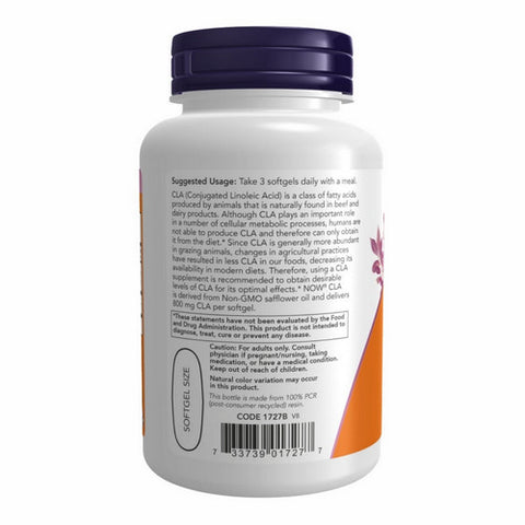 Now Foods, CLA, 800 mg, 90 Softgels