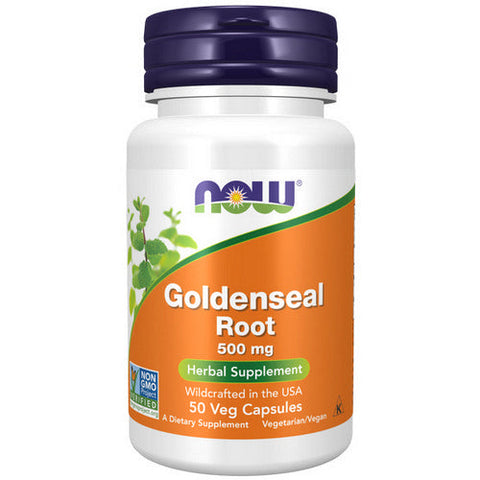 Now Foods, Goldenseal Root, 500 mg, 50 Caps
