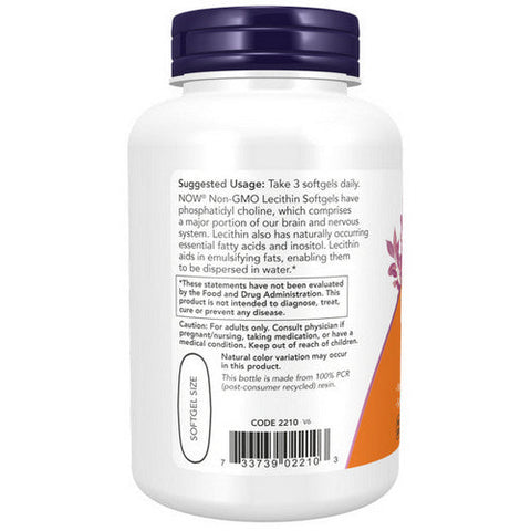 Now Foods, Lecithin, 1200 mg, 100 Sgels