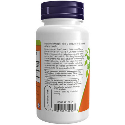 Now Foods, Panax Ginseng, 500 mg, 100 Caps
