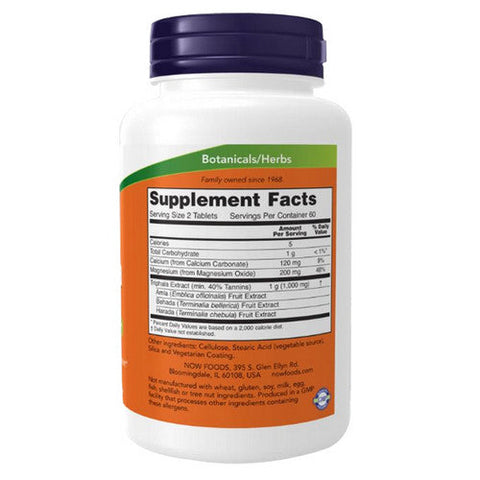 Now Foods, Triphala, 500 mg, 120 Tabs