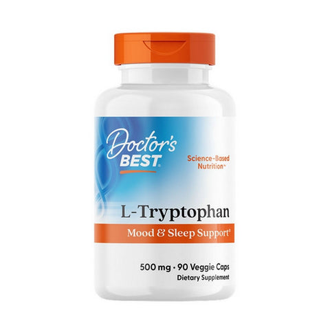 Doctors Best, L-Tryptophan, 500 mg, 90 veg Caps