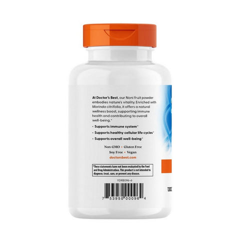 Doctors Best, Noni Fruit Powder, 650 mg, 120 Veg Caps