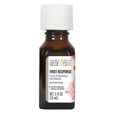 Aura Cacia, Essential Solutions Oil, First Response 0.5 Oz