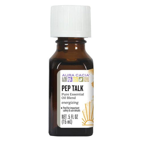 Aura Cacia, Essential Solutions Oil, Pep Talk 0.5 Oz