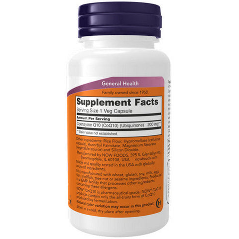 Now Foods, Coq10, 200 mg, 60 Vcaps