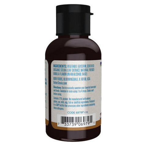 Now Foods, BetterStevia Liquid French Vanilla, 2 Oz
