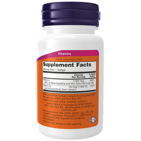 Now Foods, Ultra A & D3, 100 Softgels