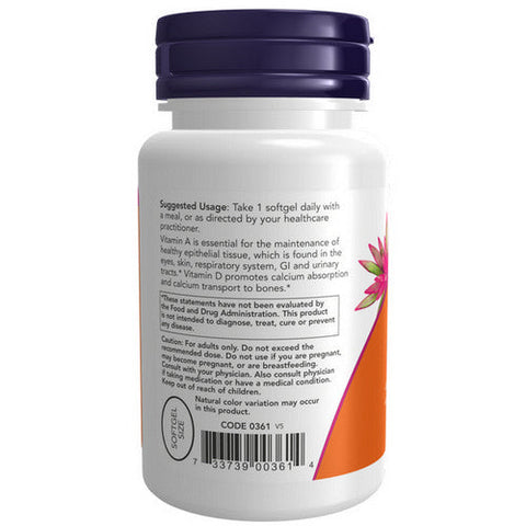 Now Foods, Ultra A & D3, 100 Softgels