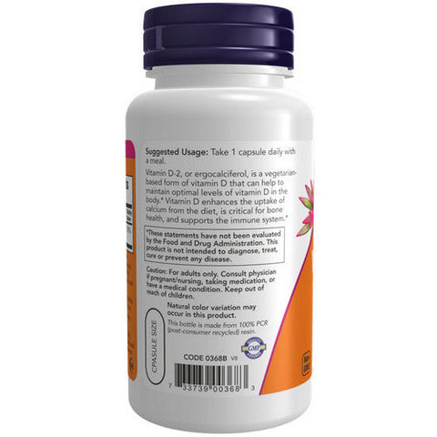 Now Foods, Vitamin D, 1000 IU, 120 Veg Caps