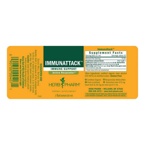 Herb Pharm, Immunattack Compound, 1 OZ