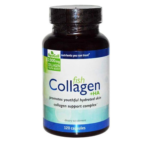 Neocell Laboratories, Fish Collagen + Hyaluronic Acid, 120 Caps