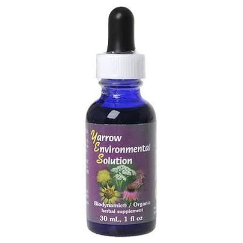 Flower Essence Services, Yarrow Environmental Solution, Dropper 1 oz