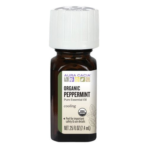 Aura Cacia, Essential Oil, Peppermint 0.25 oz