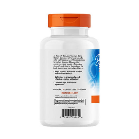 Doctors Best, Calcium Bone Maker Complex, 180 Caps