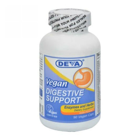 Deva Vegan Vitamins, Vegan Digestive Support, 90 caps