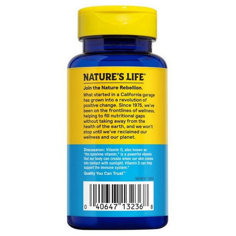 Nature's Life, Vitamin D-2 Ergocalciferol, 2000 IU, 90 vcaps